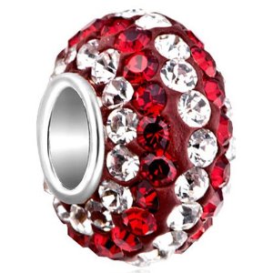 Pandora Silver April July Birthstones Swarovski Crystals Charm image