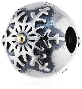 Pandora Silver Clip Snowflake Charm image