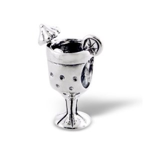 Pandora Silver Cocktail Drink Charm