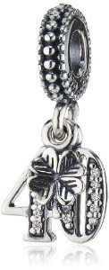 Pandora Silver Cubic Zirconia Pendant Charm image