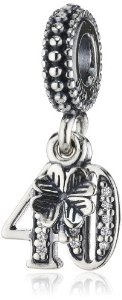 Pandora Silver Cubic Zirconia Pendant Charm