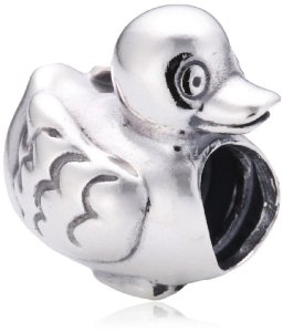 Pandora Silver Duck Cute Charm