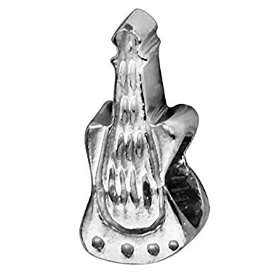 Pandora Silver Electric Guitar Charm