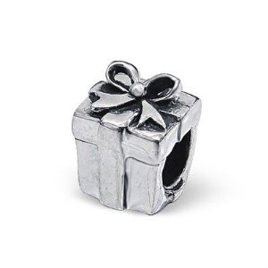 Pandora Silver Gift Box Bow Charm image