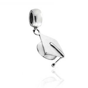 Pandora Silver Graduation Hat Charm image