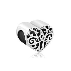 Pandora Silver Heart Love Tree Life Charm