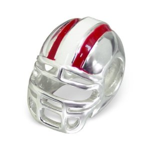 Pandora Silver Helmet American Football Charm image