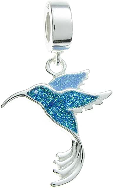 Pandora Silver Humming Bird Clip On Charm image