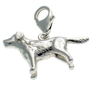 Pandora Silver Labrador Dog Charm image