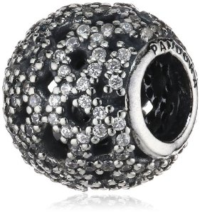 Pandora Silver Lace CZ Charm