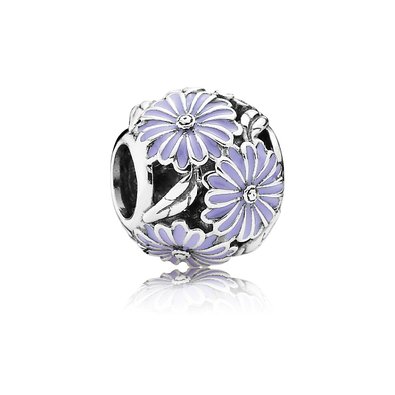 Pandora Silver Lavender Cubic Zirconias Charm