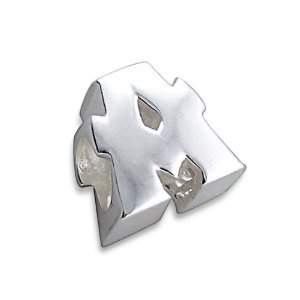 Pandora Silver Letter A 3D Charm