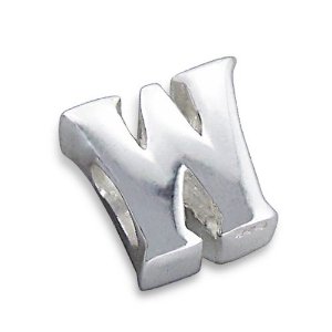 Pandora Silver Letter W Charm