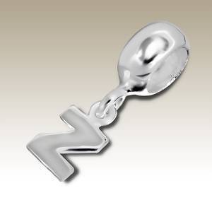 Pandora Silver Letter Z Dangle Charm image