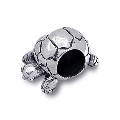 Pandora Silver Old Tortoise Animal Charm image