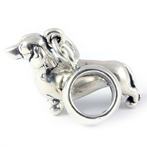 Pandora Silver Sausage Dog Charm image