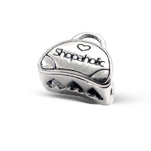 Pandora Silver Shopaholic Heart Bag Charm