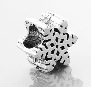 Pandora Silver Snowflake Charm image