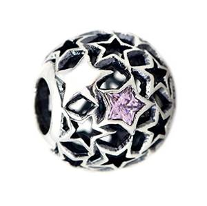 Pandora Silver Star Crystals CZ Charm