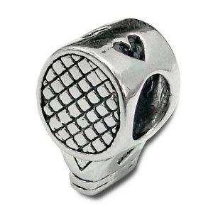 Pandora Silver Tennis Heart Love Racquet Charm