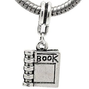 Pandora Silver Tone Book Pendant Charm