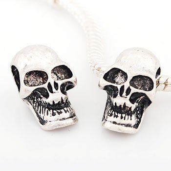 Pandora Skull Sterling Silver Charm