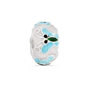 Pandora Sky Blue Butterfly Enamel Charm