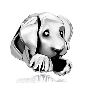 Pandora Sleepy House Dog Bead Charm