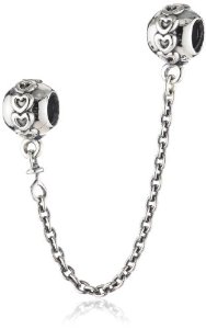 Pandora Small Hearts With Chain Charm image