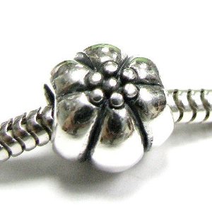 Pandora Small Silver Daisy Flower Charm