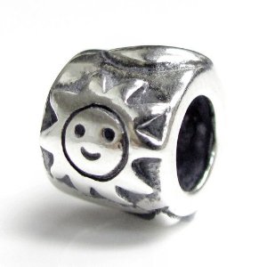 Pandora Smile Happy Face Sun Charm