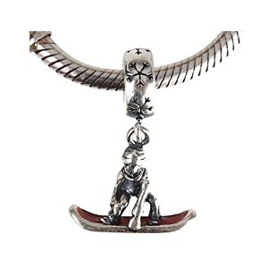 Pandora Snowboarder Dangle Charm