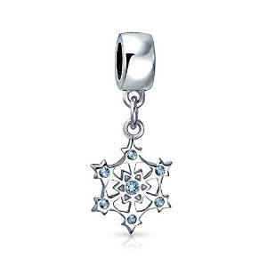 Pandora Snowflake CZ Dangle Charm image