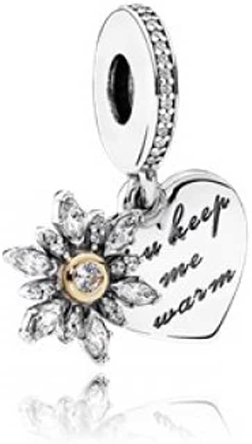 Pandora Snowflake CZ Silver Clip On Charm image