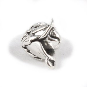 Pandora Solid 3D Rose Bud Charm