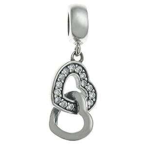 Pandora Solid Clip On With Clear Cubic Zirconia Crystal Charm image
