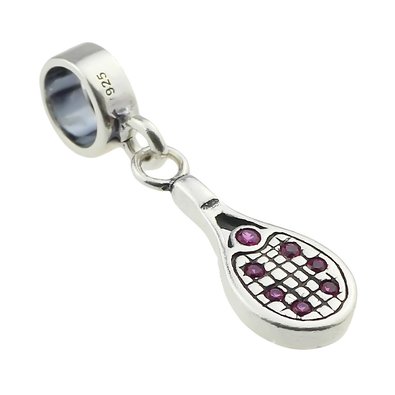 Pandora Solid Dangle Tennis Racket Charm image