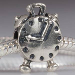 Pandora Solid Jumping Clock Charm