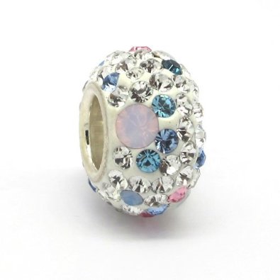 Pandora Solid Swarovski Crystal Sterling Silver Charm