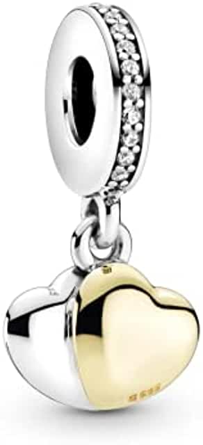 Pandora Someone Special Heart Shaped Two Tone Charm image