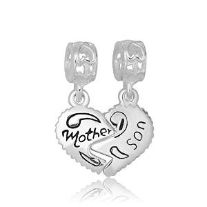 Pandora Sone Mother Heart Love Charm