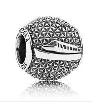 Pandora Space Rocket Charm