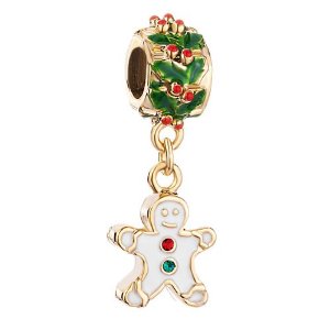 Pandora Spacer Gingerbread Cookie Charm