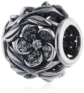 Pandora Sparkling Leaves Openwork CZ Charm image