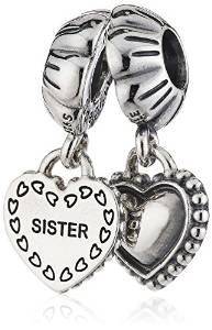 Pandora Special Sister CZ Rhinestone Dangle Charm