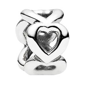 Pandora Spiral Heart Charm