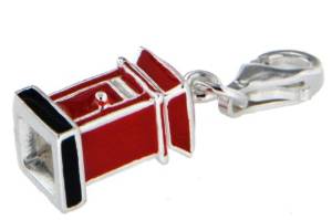 Pandora Stamped Post Box Charm