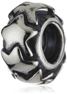 Pandora Stars Barrel Silver Charm