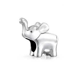 Pandora Sterling Silver Elephant Clip On Charm image