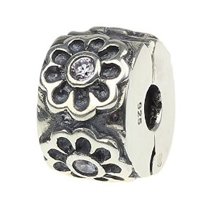 Pandora Sunflower CZ Stones Charm image